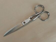 Vintage Italian Chrome Plated Scissors ~ 6 Inch picture