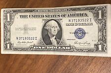 Series 1935 E Blue Seal $1.00 One Dollar Silver Certificate Note Crisp Rare picture