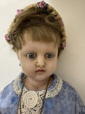 Antique Dressel Doll COD? Wax Over Composition 16” Beautiful Condition Dressed picture