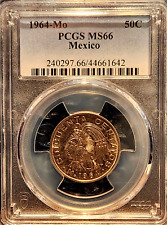 SPECIAL PRICED--1964-Mo PCGS MS66 MEXICO 50c COIN KM#451-by the CASE DISCOUNTS picture