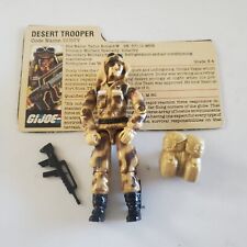 Vintage GI Joe Figure 1985 Dusty With File Card picture
