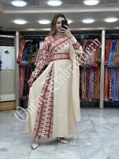 Palestinian Thobe Embroidered Maxi Dress Long Sleeves TATREEZ picture