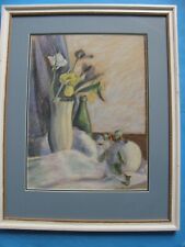 ORIGINAL STILL LIFE PASTEL PAINTING BY ALLENTOWN ARTIST ROBERTA JACOBY -SIGNED picture
