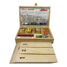 Schuco Piccolo 50 Year Set Cars Limited Edition Race Set in Wood Box USA Seller picture