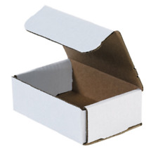 1-300 CHOOSE QUANTITY 6x4x2 Corrugated White Mailers Packing Boxes 6