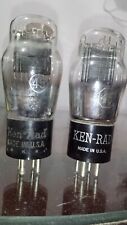 Tested NOS CLOSELY MATCHED PAIR KEN-RAD  45 145/245/345 ST TUBE TV-7/u Tested picture