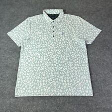 William Murray Shirt Mens Large Green Short Sleeve Stretch Performance Golf Polo picture