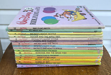 Vintage Walt Disney Young Readers Library Book Lot Bantam 17 Books Fun-to-Learn picture