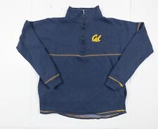 UC Berkeley Sweatshirt Adult Medium Blue 1/4 Zip Pullover Cal Bears Sweater picture