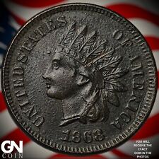 1868 Indian Head Cent Penny Y2746 picture
