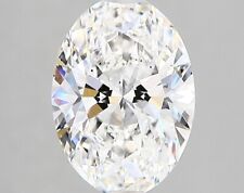 Lab-Created Diamond 2.20 Ct Oval F SI1 Quality Excellent Cut GIA Certified picture