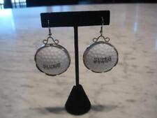 Buddy Lee Mossman Sterling Silver Earrings Pair Golf Balls picture