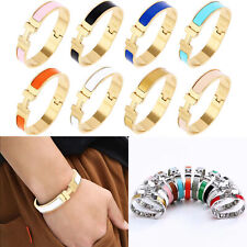 High Quality Womens Classic Luxury Stainless Steel H-buckle Bracelet Size 17cm picture