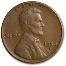 1950 S - Lincoln Wheat Penny - G/VG picture