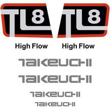 Takeuchi TL8 Decals Stickers Takeuchi Loader Repro Decal Kit picture