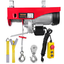 VEVOR Electric Hoist 2200lbs Crane Winch with 14FT Wired Remote Control 110V picture