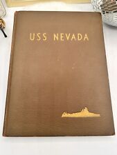 Extremely RARE and Hard to find USS Nevada Battleship World War 2 Cruisebook picture