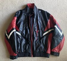 Vintage Pro Player NBA 90’s Chicago Bulls Leather Jacket Man’s XL picture