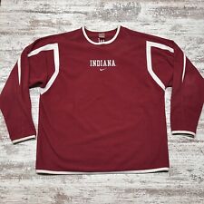Vintage Nike Indiana University Sweatshirt Men XL Red IU Hoosiers Center Swoosh picture