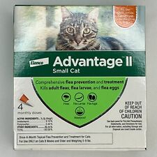 Bayer Advantage II for Small Cats 5-9 Lbs - 4 Pack -  Genuine EPA APPROVED  picture