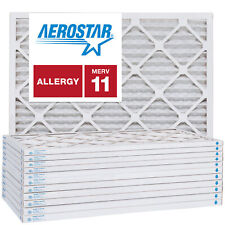 16x16x1 AC and Furnace Air Filter by Aerostar - MERV 11, Box of 12 picture