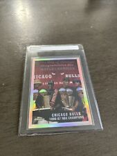 1997-98 Topps Chrome Chicago Bulls NBA Champions Refractor #51 📈💰 picture