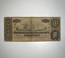 $20 1864 The Confederate States of America Currency Note - 22800 picture