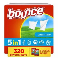 Bounce Fabric Softener Dryer Sheets, Outdoor Fresh (160 ct./pk., 2 pk.) picture