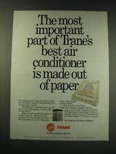 1987 Trane XL 1200 Central Air conditions and Weathertron Heat Pumps Ad picture