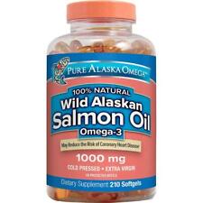 Pure Alaska Omega-3 Wild Alaskan Salmon Oil 1000mg 210 ct picture