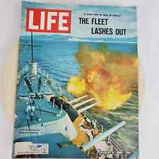 Vintage 1965 Life Magazine The Fleet Lashes Out Aug 6 Edition picture