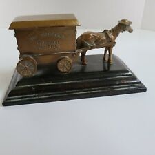 H.S. Badcock Furniture 1904- 2004 100 Year Horse & Carriage Desk / Shelf Decor picture