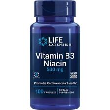 Life Extension Vitamin B3 Niacin 500 mg 100 Caps picture