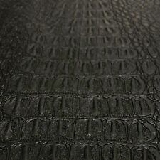 Gator Faux Leather, Textured Crocodile Vinyl, Alligator Skin Embossed Fabric picture
