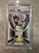 2005-06 SP Game Used Authentic Fabrics Patch Tony Parker Jersey /75 PSA 10 Spurs picture