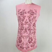 Vintage 1960s MOD Sleeveless Tank Shirt Psychedelic Hippy Boho Pink  picture