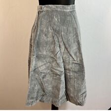 Lorch Company Vintage Silver/Grey 50s Inspired High Waisted Skirt Small picture
