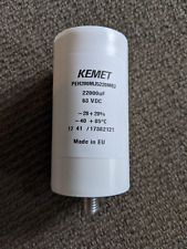 NOS KEMET  PEH200MJ5220MB2 Capacitor 22000uF 63VDC  51.6x98.5mm picture