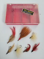 Vintage Fly Fishing flyrod flies In Garcia Box picture