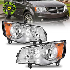 Front Headlights For 2011-2019 Dodge Grand Caravan 08-16 Chrysler Town & Country picture