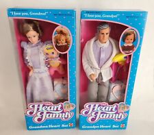 The Heart Family I Love You Grandma and Grandpa (1986) Vintage Mattel Dolls NIB picture