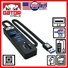 USB 3.0 HUB 3-Port Charger Data Sync SD TF Card Reader for PC Mac Laptop Desktop picture