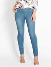 Womens Jeans - Blue Skinny - Denim - Solid Cotton Pants - Fashion | KATIES picture