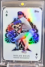 NOLAN RYAN RAINBOW REFRACTOR INSERT WITH CASE 2023 TOPPS ACES TEXAS RANGERS picture