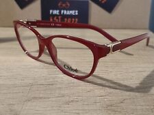 Chloe CE 2622 623 Red/Gold Glasses 53-16-135 Eyeglasses Frames Italy Rare Find picture