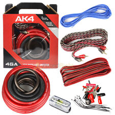 DS18 4 Gauge Amp Kit Amplifier Install Wiring Complete 4 Ga Wire Car Audio New picture