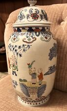 Old Chinese famille porcelain Story characters Ginger Jar picture
