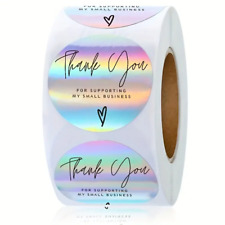 10 Thank You For Supporting My Small Business Holographic Seals Labels Stickers picture