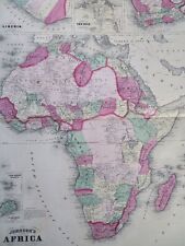 Africa Liberia Nile Delta Cape Colony Cape Verde 1867 Johnson Scarce Issue map picture