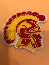 USC Southern Cal Trojans Embroidered Iron On Patch Old Stock 2.5” X 2.5 A1 GRADE picture